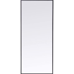 Kare Bella Design Wall Mirror Black Steel Mirror Glass Mirror 180 x 60 x 3 см (В x Ш x Г)