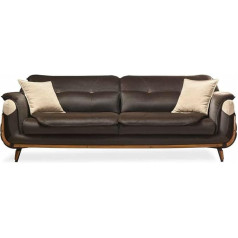 Jv Möbel Sofa Living Room Furniture Three Seater Sofas Classic Fabric Couch Luxury Upholstery