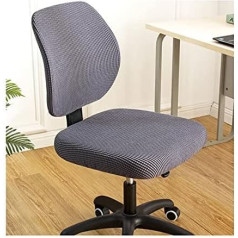 1/2 gab. biroja krēsla vāka elastīga krēsla vāka biroja krēsla vāka kalkulatora krēsla vāka aizsargājošs vāks galda krēslam grozāmajam krēslam datora krēsla vāki