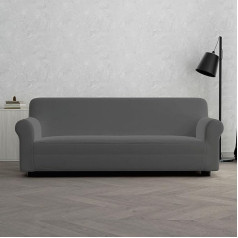 Itāļu gultasveļa Dahlia Stretch Sofa Slipcover, tumši pelēks, 3 sēdvietas