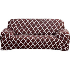 ‎Mingfuxin Mingfuxin Stretch Sofa Cover 1 2 3 4 sēdvietu dīvāns Slipcover Modern Grid Pattern Elastīgā auduma krēsls Loveseat Dīvāns Dīvāns Cover Mēbeļu aizsargs