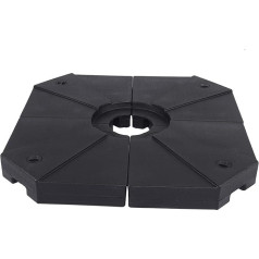 Ambientehome Наполняемая подставка для зонтов Cross, черная