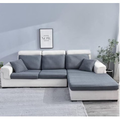 ‎Chnshome CHNSHOME Dīvāna sēdekļa spilvena pārvalks Stretch Dīvāna sēdekļa spilvena aizsardzība Aizsargapvalks Dīvāna pārvalks Stretch Cushion Cover dīvāna sēdekļa spilvenam