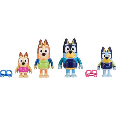 Bluey Figure - 4 Pack - Beach (17547)