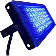 UV-Harz-Härtungslicht, UV-Ultraviolett-LED-Lampe, Schwarzlicht, 50 W, 395 nm, tragbare schattenlose Kleber-Härtungslampe, Druckspray, UV-Kolloid-Härtungslampe für 3D-Drucker Solidify Resin, DIY-Härtun