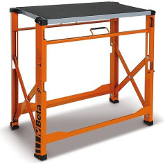 Beta C56PL O Klapp-Arbeitstisch, klappbare Werkbank (Faltbar und transportierbar, 200kg belastbar, rutschfeste Füße, besonders robust, Made in Italy, Maße: 920 x 506 x 860 mm), oranža