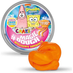 Magic Dough 52594 Spongebob Craze modelēšanas māls bērniem, 70 g, skārda, dažādas krāsas, 70g