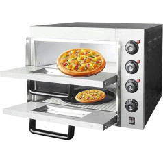 Tragbarer Grill-Pizzaofen, Kommerzieller Elektrischer Pizzaofen, Toaster Mit Pizzaschublade, Multifunktionaler Familienrestaurant-Snack-Toaster Mit Arbeitsplatte