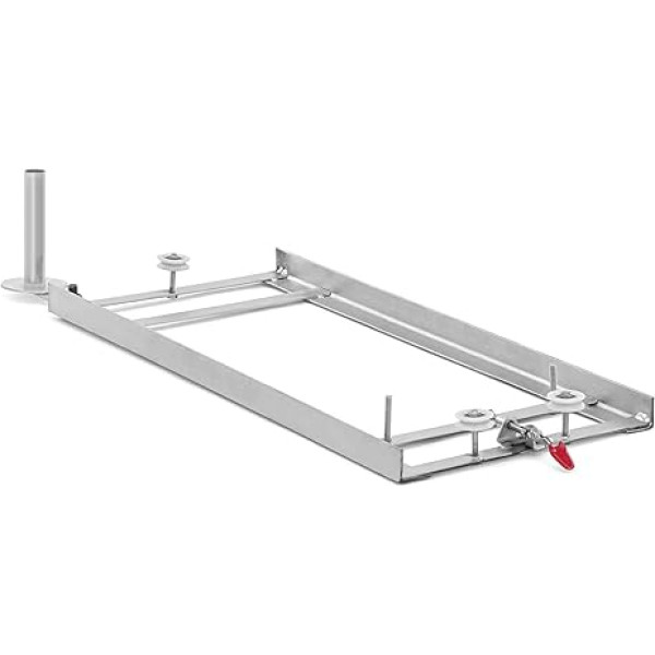 Wiesenfield WIE-BE-2 Stieples spriegotājs Biškopja nerūsējošā tērauda 700 x 260 x 75 mm Biškopja stieples spriegotājs Stieples spriegotājs Stieples spriegotāja rāmis Bišu rāmja stieples spriegotājs