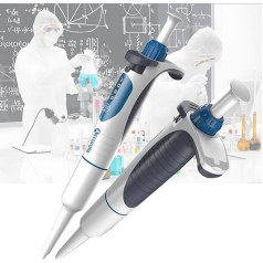 PoNPeD Mikro-Pipette Universal Tip, Professionelle Manuelle Einkanal-Pipette Mit Variablem Volumen Für Laborgeräte,100-1000ul