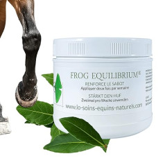 Frog Equilibrium - Pflege, natürliche Hufsalbe für Pferde (brüchige Hufe, infiziert, Bleim, Seime...) - für Pflanzen, Olive, Lorbeerbaum, Teebaum, Oregano, für alle Jahreszeiten (500 ml)