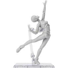 S.H. Figuarts Body-Chan Sports Edition DX komplekts (pelēks) 14 cm