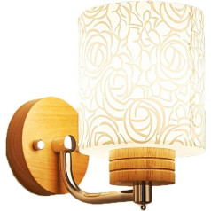 Wandleuchte Wandbeleleuchtung, Nordic Fashion Einfache Wandleuchte Schlafzimmer Nachttischlampe Esszimmer Wohnzimmer Dekoration Wandleuchte Korridor Treppenhaus Beleuchtung E26/E27 Lampenfassung Na