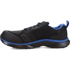 Timberland PRO Men's Reaxion Athletic Composite Toe Work Shoe, Black/Blue, 8, black blue