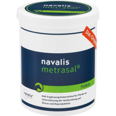 Navalis Metrasal Horse | 1 kg | Papildbarība zirgiem | Var palīdzēt labāk sagatavoties klāja sezonai | Granulas