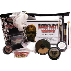 Bloody Mary Mummified Zombie Professional Undead Grima komplekts ar