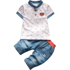 Boys Suit 80 Short Boy 2 Pieces Outfits Children and Toddlers Short T-Shirt Baby Set Clothing Sleeves Boys Outfits & Set Baby Pyjamas