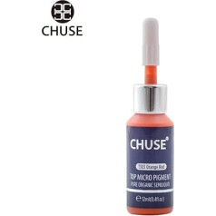 CHUSE T303 Oranžs sarkans microblading mikropigmenta permanentā grima tetovēšanas tinte kosmētikas krāsa devās SGS, DermaTest 12 ml (0.4fl.oz)