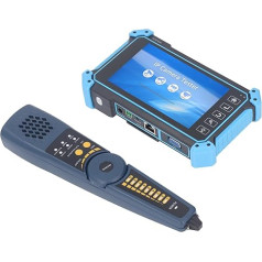 IP-Kameratester, 100-240 VAC, Multifunktionaler H.265-H.264-Codetest, CCTV-Tester für AHD-CVI-TVI-Kameras (EU-Stecker)
