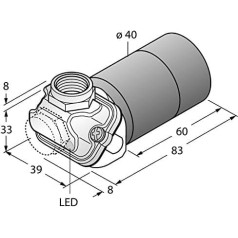 2510105-BC20-K40WDTC-VP4X2/S930,Kapazitiver Sensor for die Lebensmittelindustrie