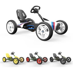 Berg Go-Kart Buddy BMW Street Racer, Children's Car, Pedal Car with Optimum Safety, Pneumatic Tyres and Free-Wheel, Children's Toy Suitable for Children Aged 3-8 Years