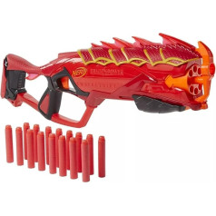 Nerf DragonPower Emberstrike Blaster, iedvesmots no Dungeons and Dragons, 8 šautriņu bungas, 16 Nerf šautriņas, šautriņu uzglabāšanas vieta