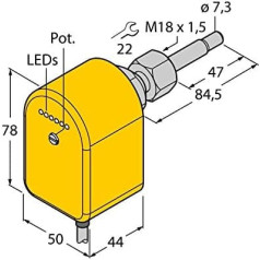 6870254-FCST-A4P-VRX/230VAC FCST diapazona brīvi regulējams plūsmas sensors