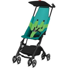 gb Gold Pockit Air All Terrain Buggy, Ultra Compact, 0-22 kg, from Birth to Approx. 4 Years, Laguna Blue