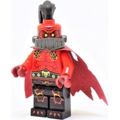 LEGO Nexo Knights ģenerālis Magmar ar sarkanu apmetni - minifigūriņa