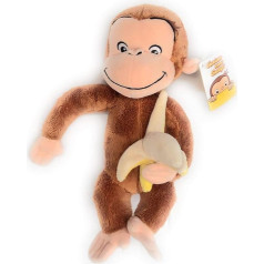 Famosa Curious George plīša banāns 25 cm Oficiālais merčendaizings