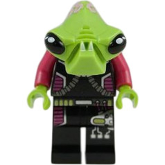 LEGO citplanētiešu pilota minifigūriņa: Lego Alien Conquest no LEGO