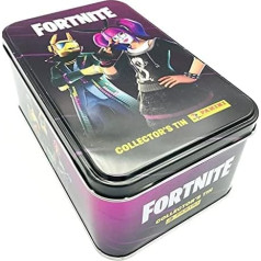 Panini Fortnite 2. sērijas tirdzniecības kartes - skārda kārba