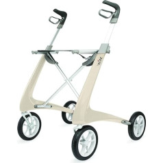 byACRE Carbon Ultralight Rollator - самый легкий в мире карбоновый роллатор - всего 4,8 кг - белый - комфорт