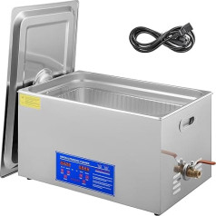 BananaB JPS-20A Ultrasonic Cleaner, 3L tīrīšanas ierīce, ultraskaņas ierīce, ultraskaņas tīrīšanas ierīce ar sildīšanu, digitālais taimeris brilles, juvelierizstrādājumi, viltus zobi, monētas utt.