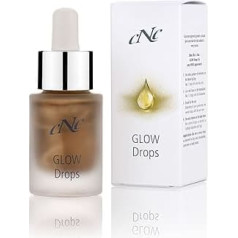 CNC kosmētika - Glow Drops - izgaismojoši pilieni, svaigai, starojošai ādai un dabiskam mirdzumam visas dienas garumā, vizuāli novērš grumbiņas - 15 ml