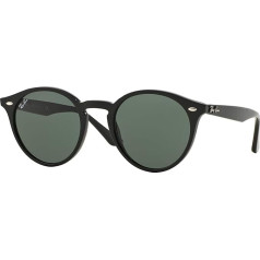 Ray-Ban vīriešu saulesbrilles, ORB2180 (Rb 2180) - melnas (rāmis: melns, lēca: pelēkzaļa 601/71), izmērs: 51