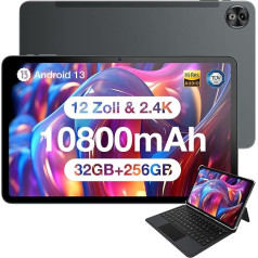 DOOGEE 12 collu planšetdators T20Ultra, 32GB + 256GB (2TB TF) Helio G99 Octa-Core Android 13 Gaming Tablet/10800mAh /2.4K displejs/16MP/Dual SIM/4G LTE + 5G WiFi/GPS/Widevine L1