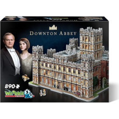 Wrebbit 3D, Downton Abbey (890 gab.), 3D puzle, Vecums no 14 gadiem