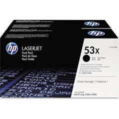 HP 53X Dual Pack - Tonera kasetne - 2 x melna - 7000 lappuses