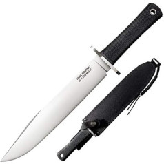 Cold Steel Unisex – Erwachsene, Trail Master Bowie, Outdoormesser, Satin Finish, Kray-Ex, Cordura Scheide, VG-1 San Mai III, scharfes Messer für Abenteuer, Liebhaber, Outdoor Tool, Mehrfarbig, normal