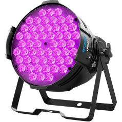 BETOPPER LED Par lukturis RGB skatuves gaisma 180 W disko gaisma DMX512 ar stroboskopu 54 x 3 W LED prožektors skatuves klubam bāram kāzu dzimšanas dienas svinībām Halloween