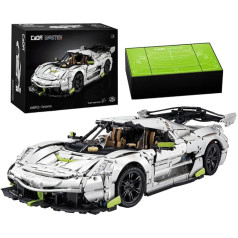 CaDA Master C61048W Fantasma Super Sports Car, 1:8, 4346 gabaliņi, 1:8, 1:8, 4346 gabaliņi, Saliekamais auto Longer Master C61042W 488, MOC dizainers Dugald Cameron