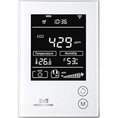 MCO Home Z-Wave viedais gaisa kvalitātes CO2 sensors, 220 VAC, MH9-CO2-WA