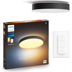 Philips Hue White Amb. Enrave 915005997101 Griestu gaisma XL melna 6500 lm ar regulēšanas slēdzi