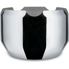 Alessi Schale, Edelstahl, Silber, 10,5 x 35 x 27 cm