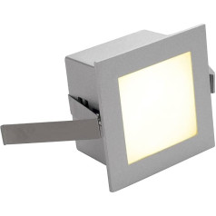 SLV 111262 FRAME BASIC LED padziļinājumā iebūvējamā lampa, leņķveida, sudrabaini pelēka, silti balta LED, Alumīnija, sudrabaini pelēka, , ,