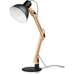 tomons DL1001 LED lasāmvieta klasiskā koka dizainā, 47cm