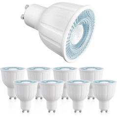 ezmyma rezultātā GU10 Kaltweiss 12W,6000K Kaltweiß 1150LM gu10 Sopt Ersetzt 120W Halogen Leuchtmittel,Reflektorlampe GU10,Nicht Dimmbar,8 Stück