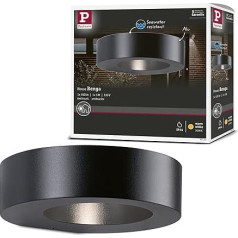 Paulmann Renga 94720 LED ārējais sienas lampas jūras ūdens izturīgs IP44 181 x 172 mm 3000 K 5 W 270 lm 230 V Antracīta alumīnijs