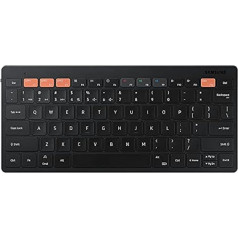 Samsung EJ-B3400BBGGDE planšetdatora tastatūra, kas piemērota Samsung Android™, Windows® zīmolam